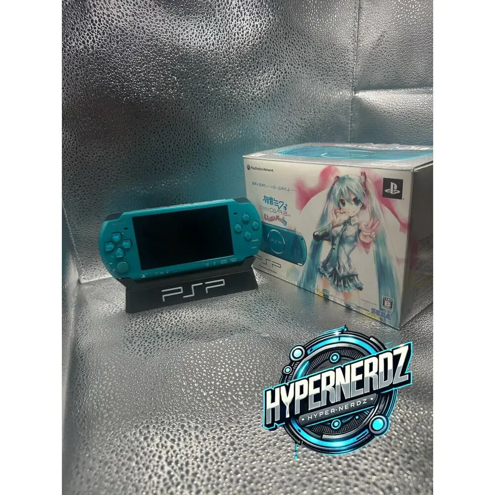 PSP 3000 hastsune miku in box w/new battery